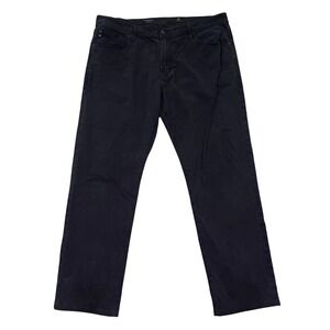 Adriano Goldschmied AG Mens 38x32 Graduate Tailored Leg Pants Navy Cotton Chinos